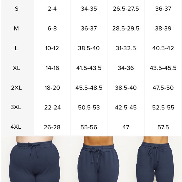 NWT Calpak x The Home Edit Relaxed French Terry Joggers Sweatpants Navy Blue M - Picture 7 of 7